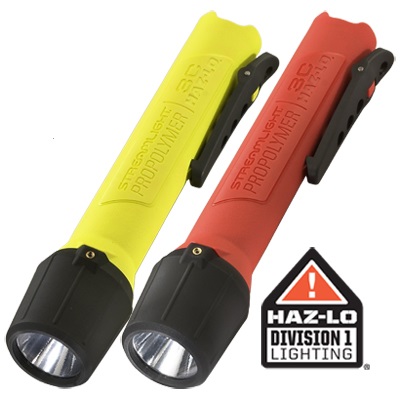 Streamlight ProPolymer HAZ-LO Flashlights