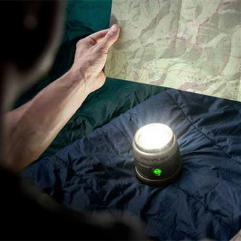 The Siege Lantern soft lighting for reading a map