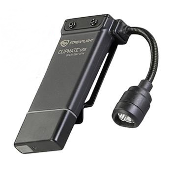 Black Streamlight ClipMate USB Flashlight