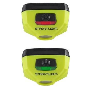 Streamlight QB LED Headlamp push-button switch with charge indicator