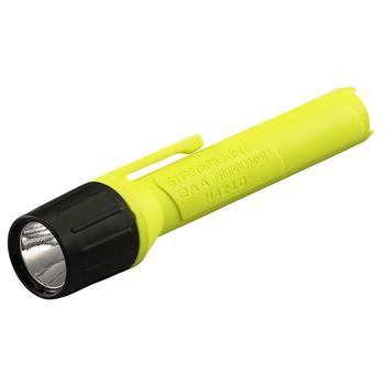 Yellow Streamlight 2AA ProPolymer HAZ-LO Flashlight