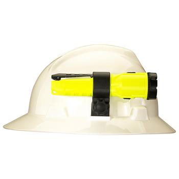 Streamlight Dualie 3AA may be mounted to a helmet (Helmet and hardhat not included)
