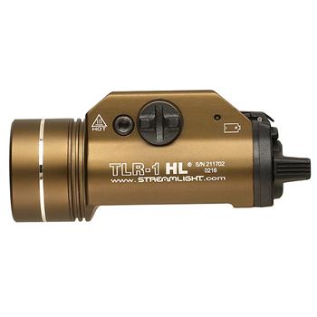 Streamlight TLR-1 HL Weapon Light mounts directly to handgun