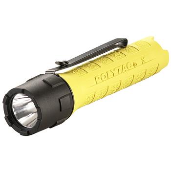 Streamlight PolyTac X USB LED Flashlight with stippled grip texture for a sure grip