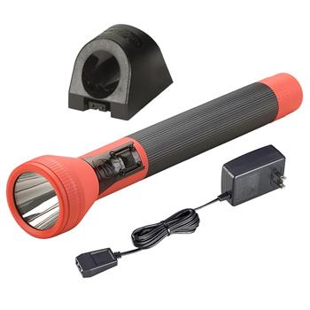 Orange Streamlight SL-20LP NIMH Rechargeable LED Flashlight with 120V AC Charger