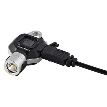 Streamlight Pocket Mate USB - Silver Keychain Flashlight is USB rechargeable