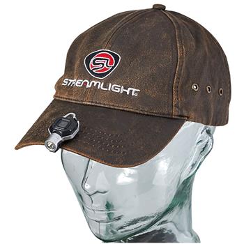 Streamlight Pocket Mate USB - Silver Keychain Flashlight may be clipped to the brim of your cap