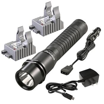 Streamlight Strion LED Rechargeable Flashlight with AC/DC charge cords and two bases