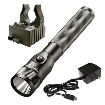 Streamlight Stinger LED Flashlight with AC charge cord and one base