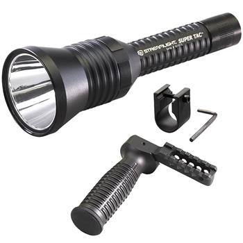 Streamlight Super Tac LED Flashlight with grip and mount kit